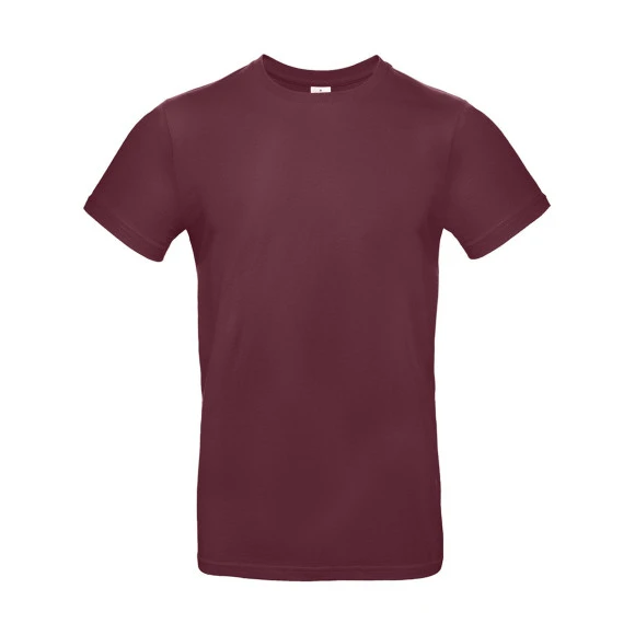 Herren T-shirt (burgundy) – (selbst gestalten)