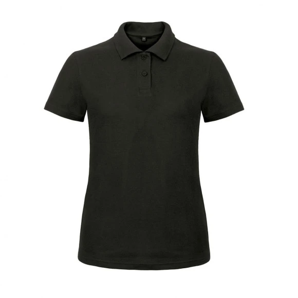 Poloshirt Damen (black) – (selbst gestalten)