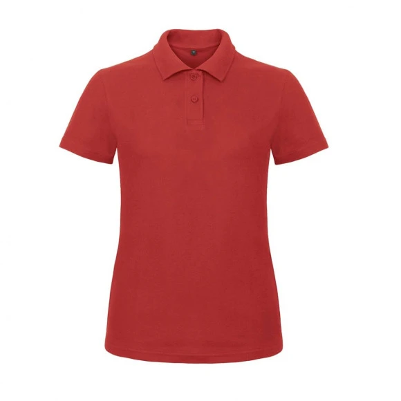 Poloshirt Damen (red) – (selbst gestalten)