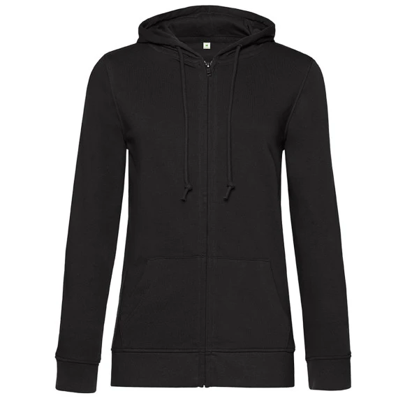 Sweatjacke Damen (blackpure) – (selbst gestalten)