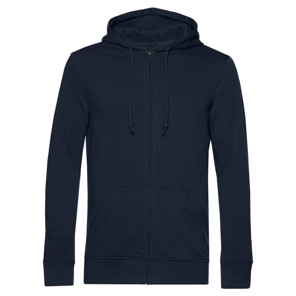 Sweatjacke Herren (navy) – (selbst gestalten)