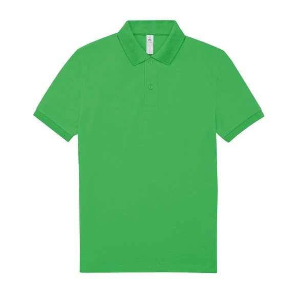 Herren Poloshirt (apple-green) – (selbst gestalten)