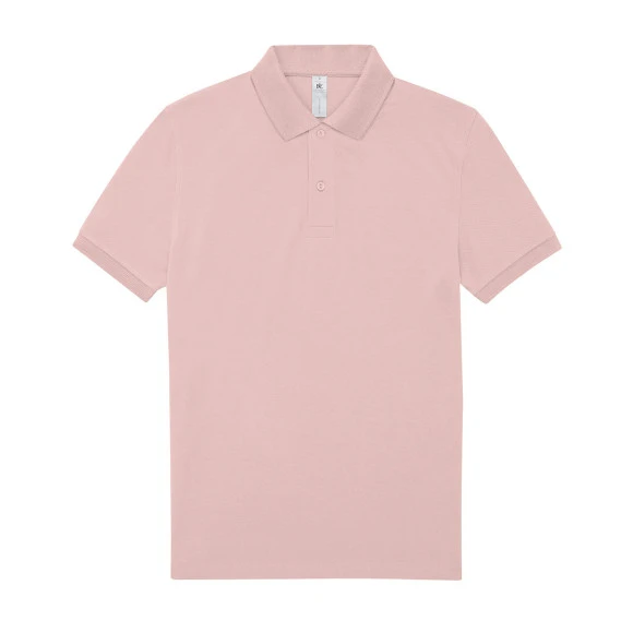 Herren Poloshirt (blush-pink) – (selbst gestalten)