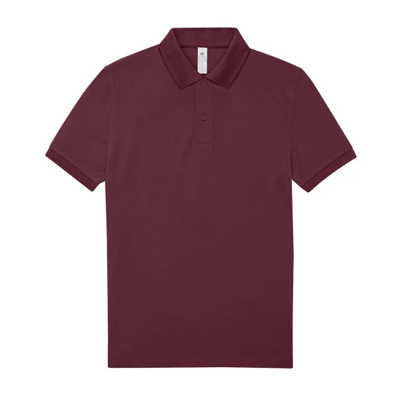 Herren Poloshirt (burgundy) – (selbst gestalten)