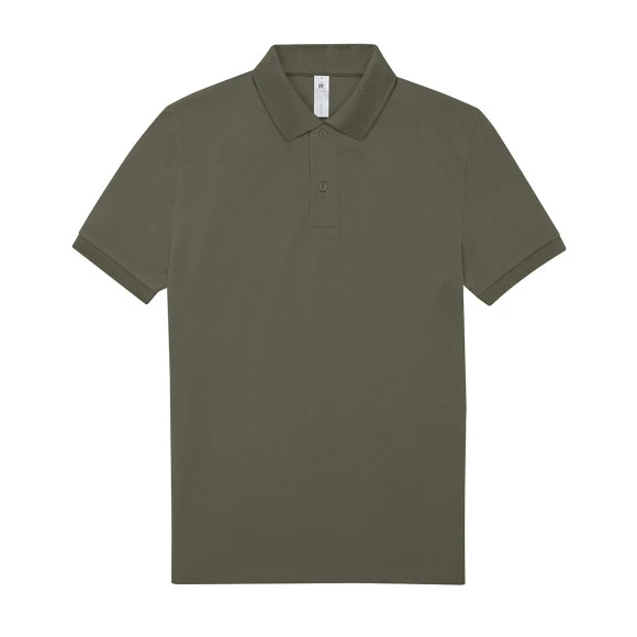 Herren Poloshirt (camo-green) – (selbst gestalten)