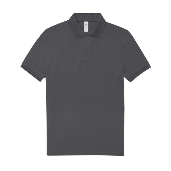 Herren Poloshirt (dark-grey) – (selbst gestalten)