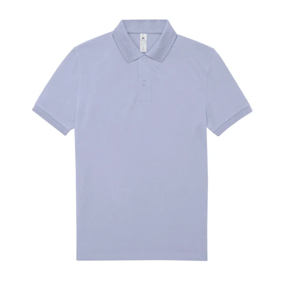 Herren Poloshirt (lavender) – (selbst gestalten)
