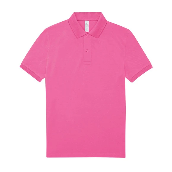 Herren Poloshirt (lotus-pink) – (selbst gestalten)