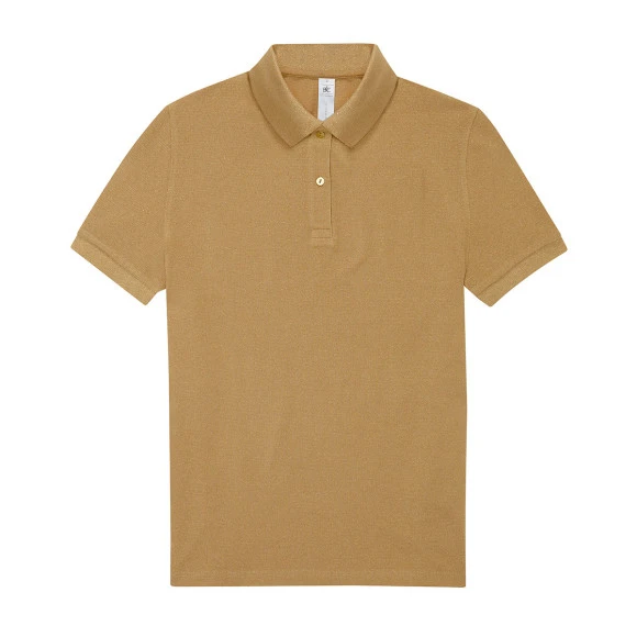 Herren Poloshirt (meta-gold) – (selbst gestalten)
