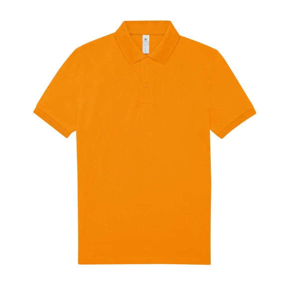 Herren Poloshirt (meta-orange) – (selbst gestalten)