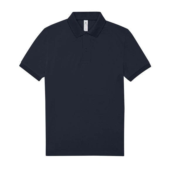 Herren Poloshirt (navy-pure) – (selbst gestalten)