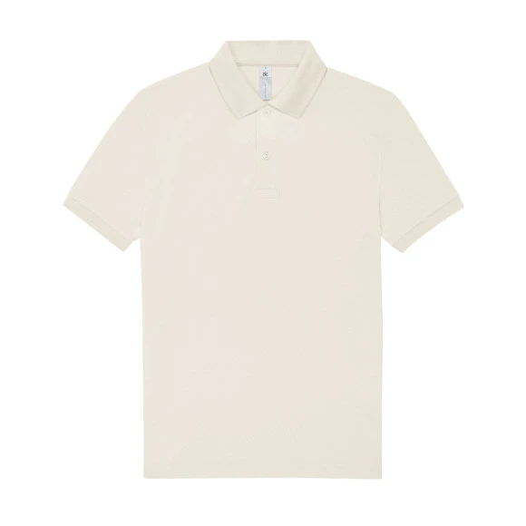 Herren Poloshirt (off-white) – (selbst gestalten)