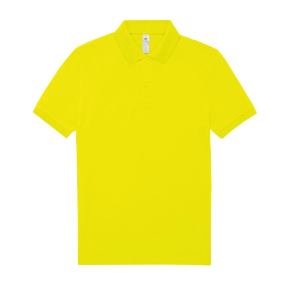 Herren Poloshirt (pixel-lime) – (selbst gestalten)