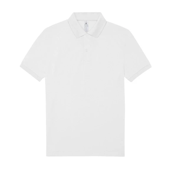 Herren Poloshirt (white) – (selbst gestalten)