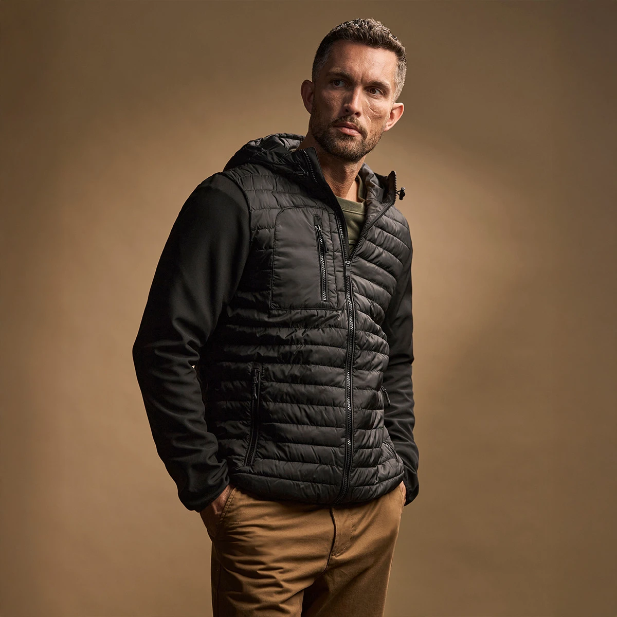 Jacke Outdoor Hybrid Plus
