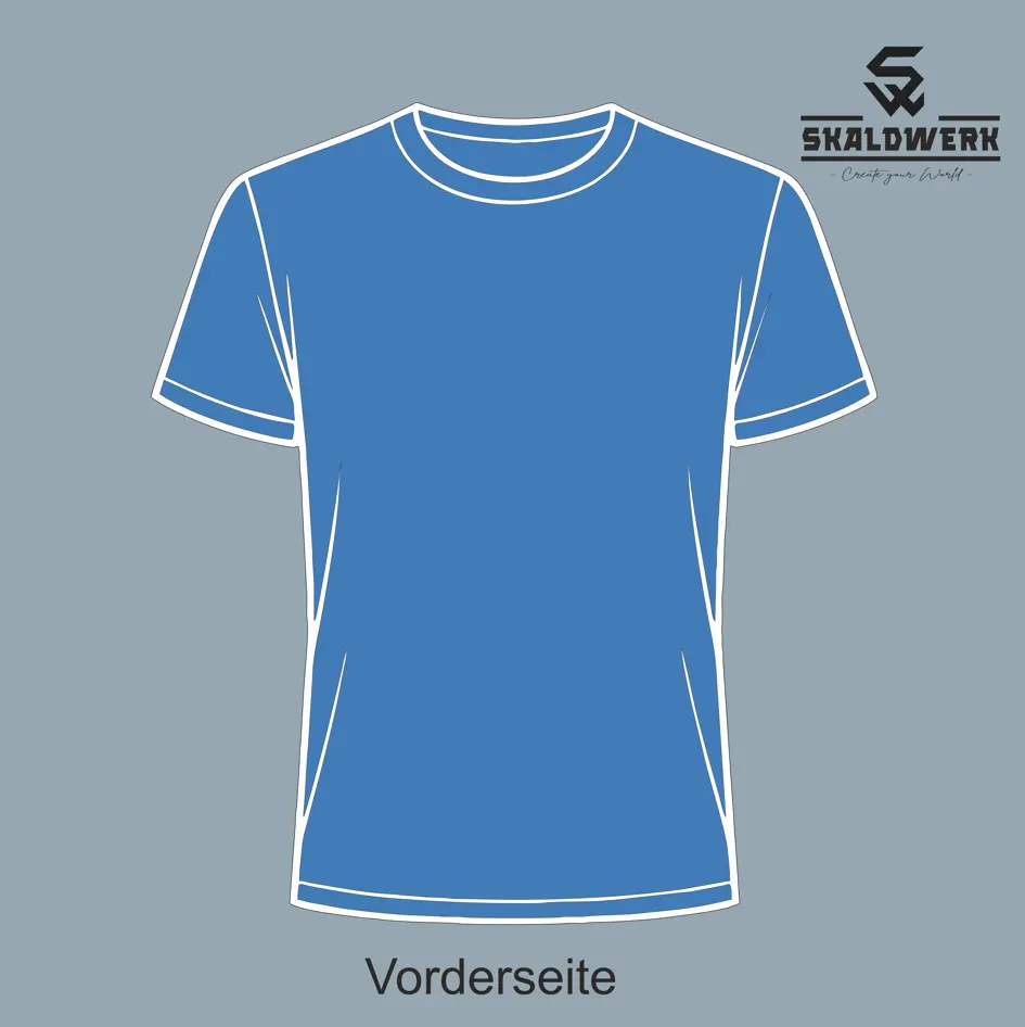 Kids Tshirt (azureblau) – (selbst gestalten)