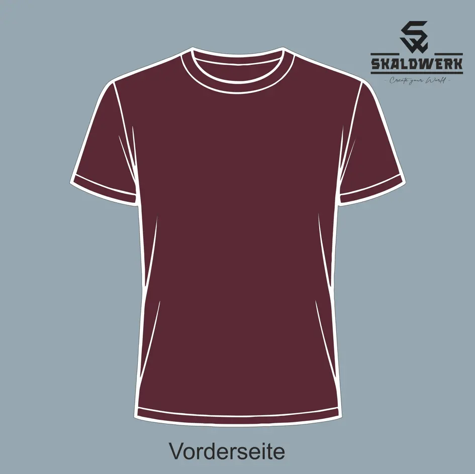 Kids Tshirt (burgundy) – (selbst gestalten)