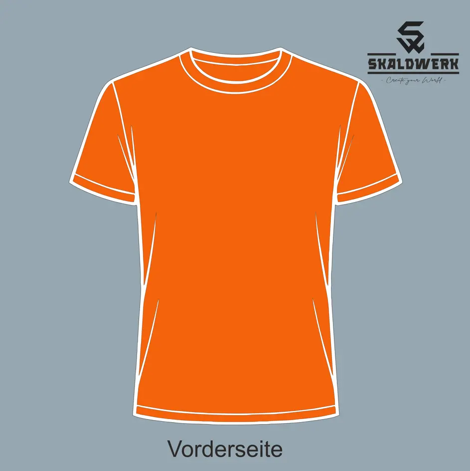 Kids Tshirt (orange) – (selbst gestalten)