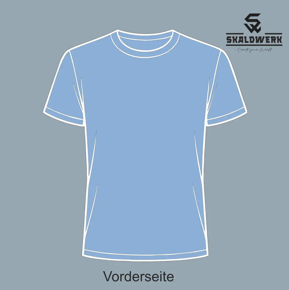 Kids Tshirt (hellblau) – (selbst gestalten)