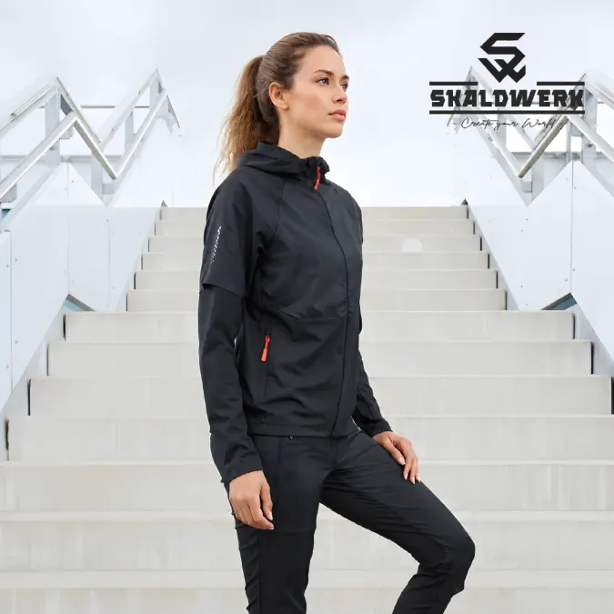 Laufjacke Damen Hybrid