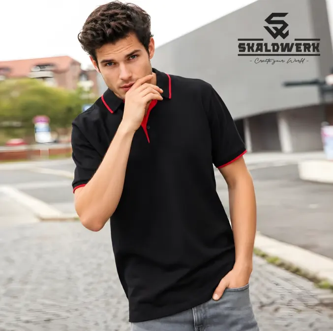 Poloshirt Stripe Premium