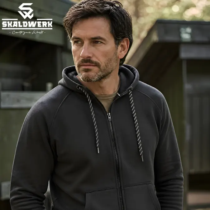 Sweatjacke Contrast