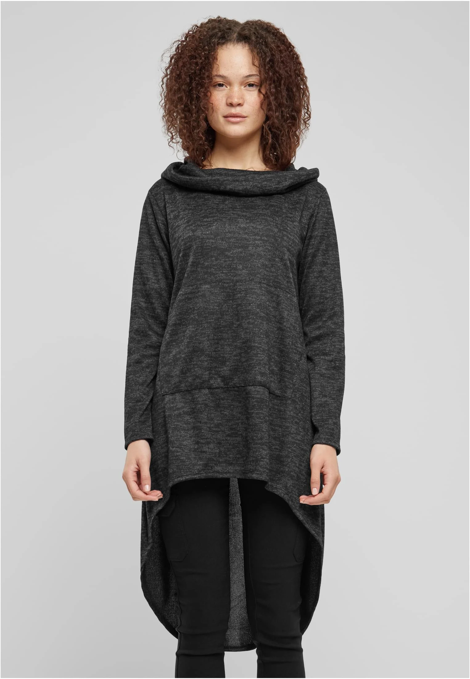 skwm-tb-1855CL5_Mw1-00432_866c05f5-dbf4-4663-ae17-8ec9e5cbb930 Damen Kleid Turtle-Neck Hoodie Kleid Kapuze