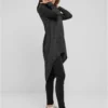 skwm-tb-1855CL5_Mw12-00432 Damen Kleid Turtle-Neck Hoodie Kleid Kapuze