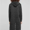 skwm-tb-1855CL5_Mw2-00432 Damen Kleid Turtle-Neck Hoodie Kleid Kapuze