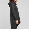 skwm-tb-1855CL5_Mw5-00432 Damen Kleid Turtle-Neck Hoodie Kleid Kapuze