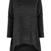 skwm-tb-1855CL5_P1-00432 Damen Kleid Turtle-Neck Hoodie Kleid Kapuze