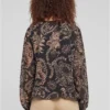 skwm-tb-5202CL5_Mw2-00007 Damen Chiffon Bluse mit All Over Ornament Print