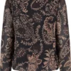 skwm-tb-5202CL5_P2-00007 Damen Chiffon Bluse mit All Over Ornament Print