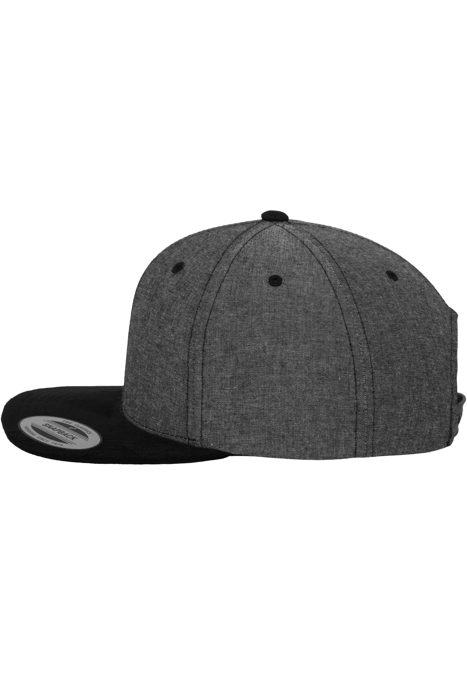 skwm-tb-6089CH_P4-00017 Chambray-Suede Snapback