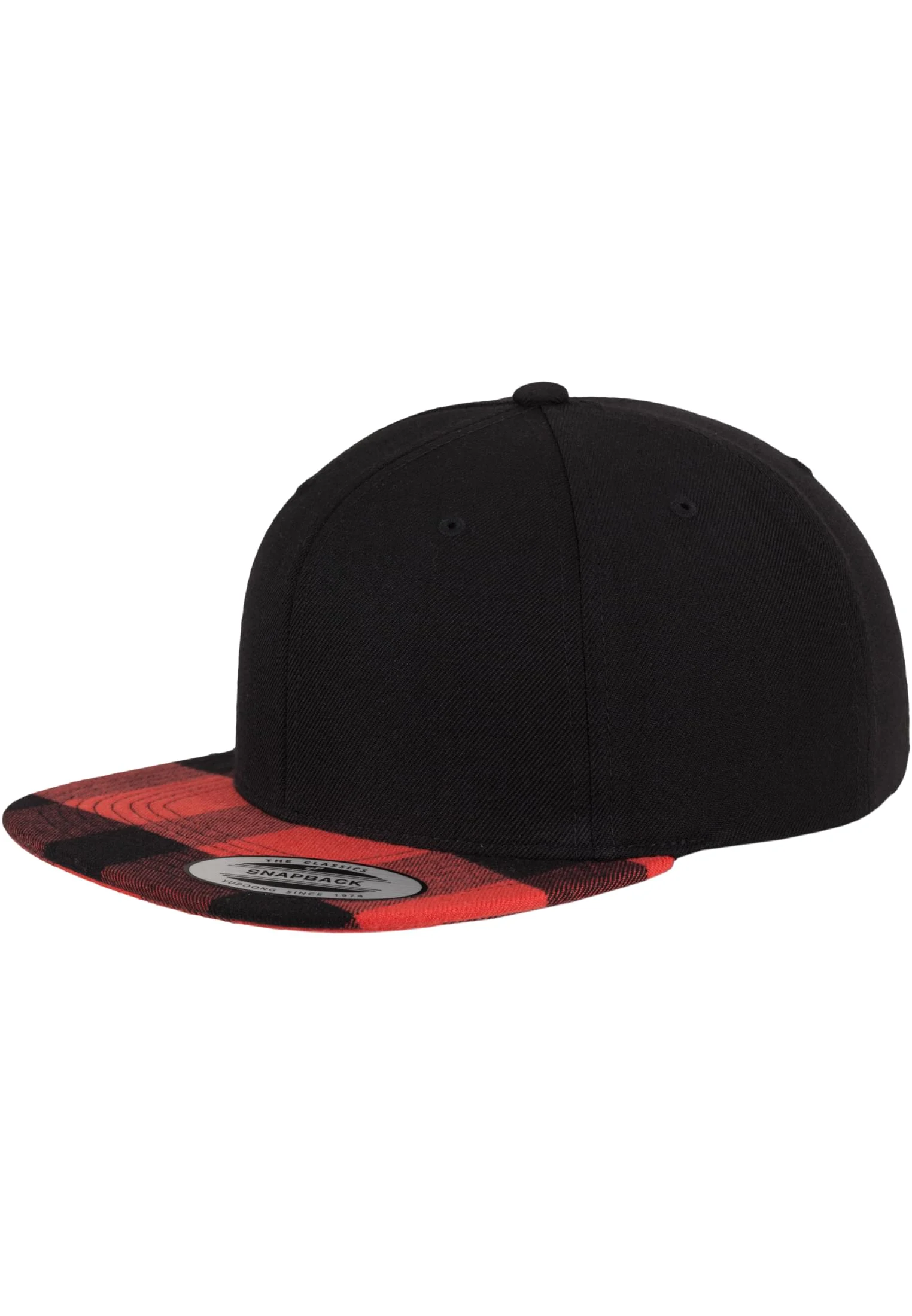 skwm-tb-6089FP_P3-00044 Checked Flanell Peak Snapback