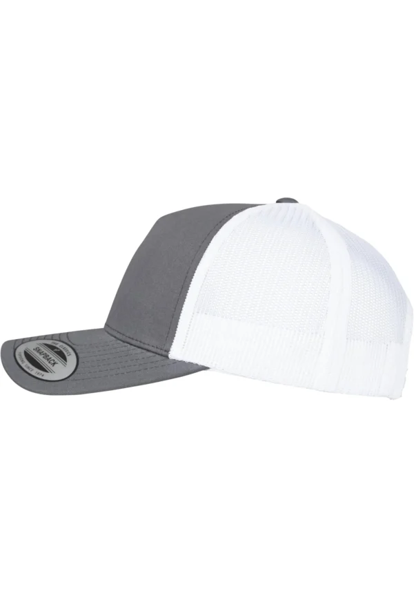 skwm-tb-6506T_P4-00088 5-Panel Retro Trucker 2-Tone Cap