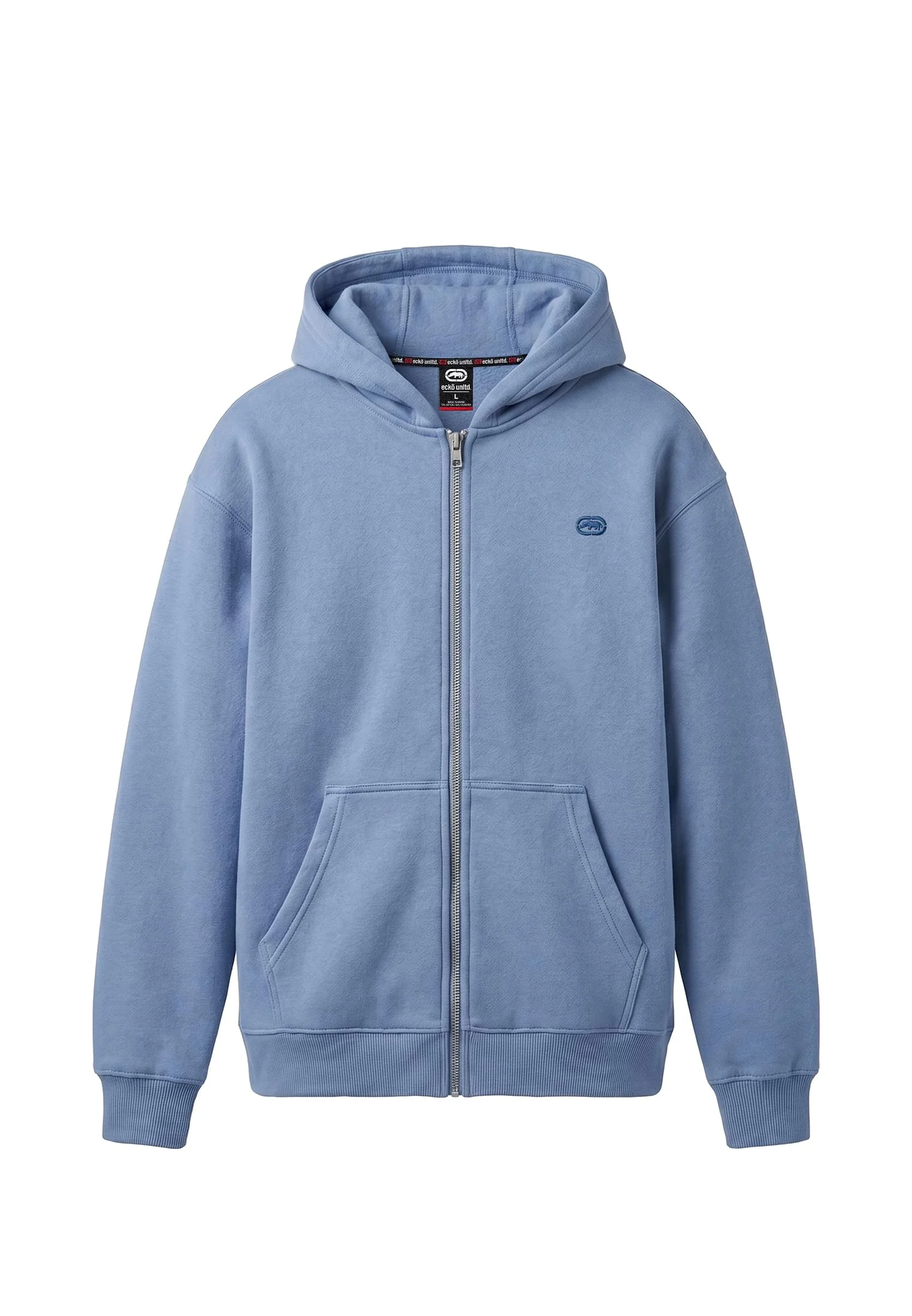 Fluffy Logo Zip Hoody