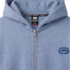 Fluffy Logo Zip Hoody