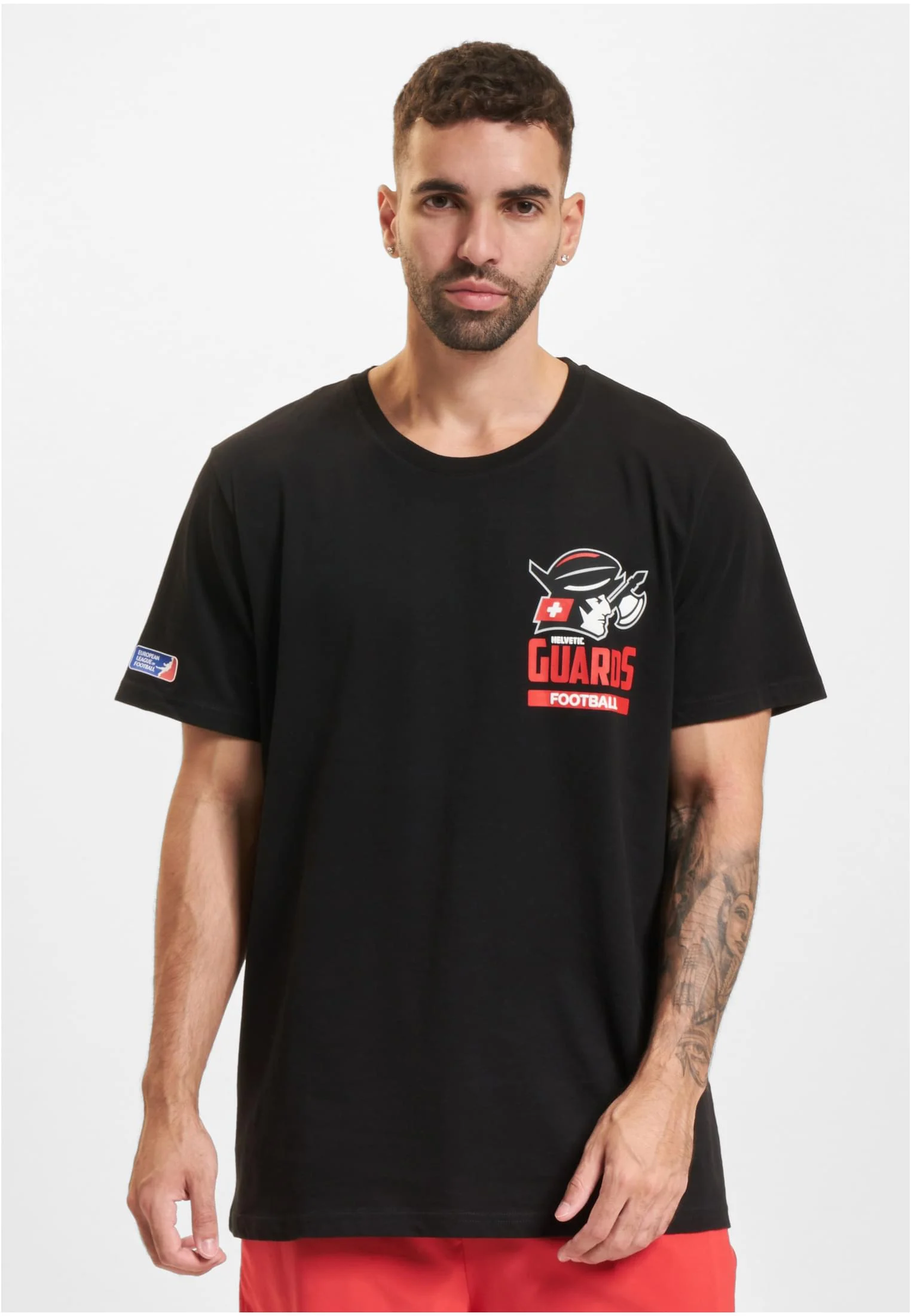 skwm-tb-ELFTSES_HG_Mw1-00007 EUROPEAN LEAGUE OF FOOTBALL Helvetic Guards Essential T-Shirt