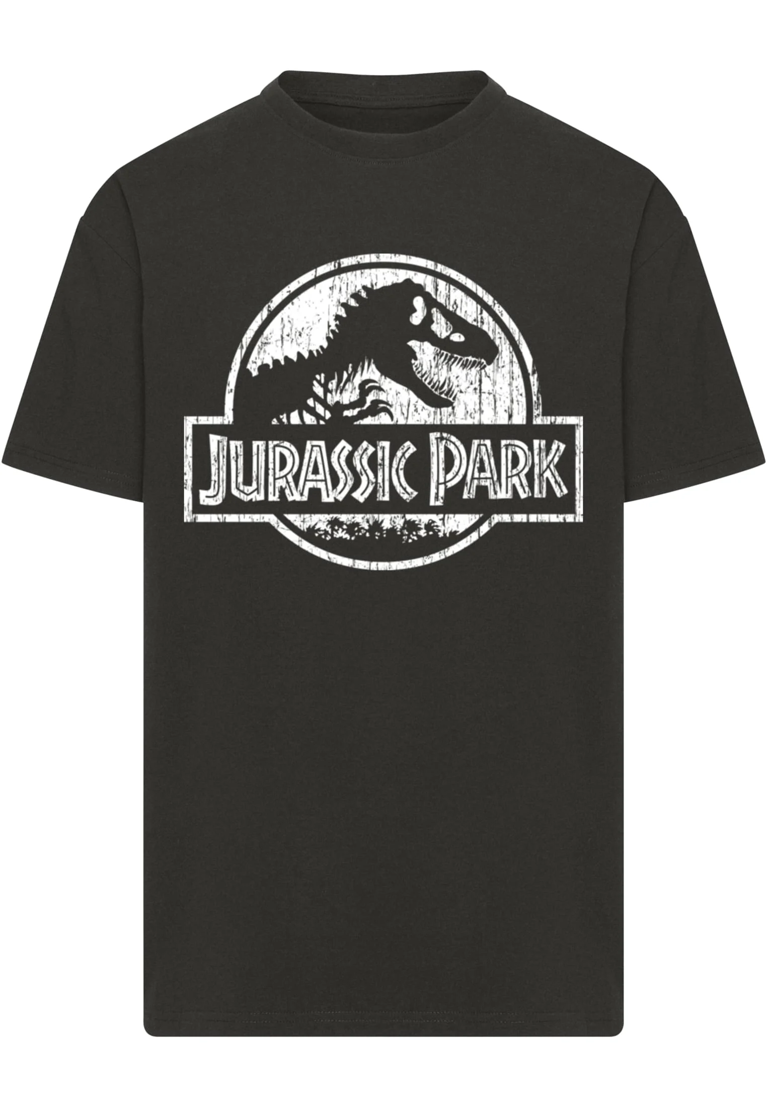 skwm-tb-MC1166_P1-00007_913fab2c-ca3a-4b3c-b48e-6c9e3f03de54 Jurassic Park Distressed Logo Oversize Tee