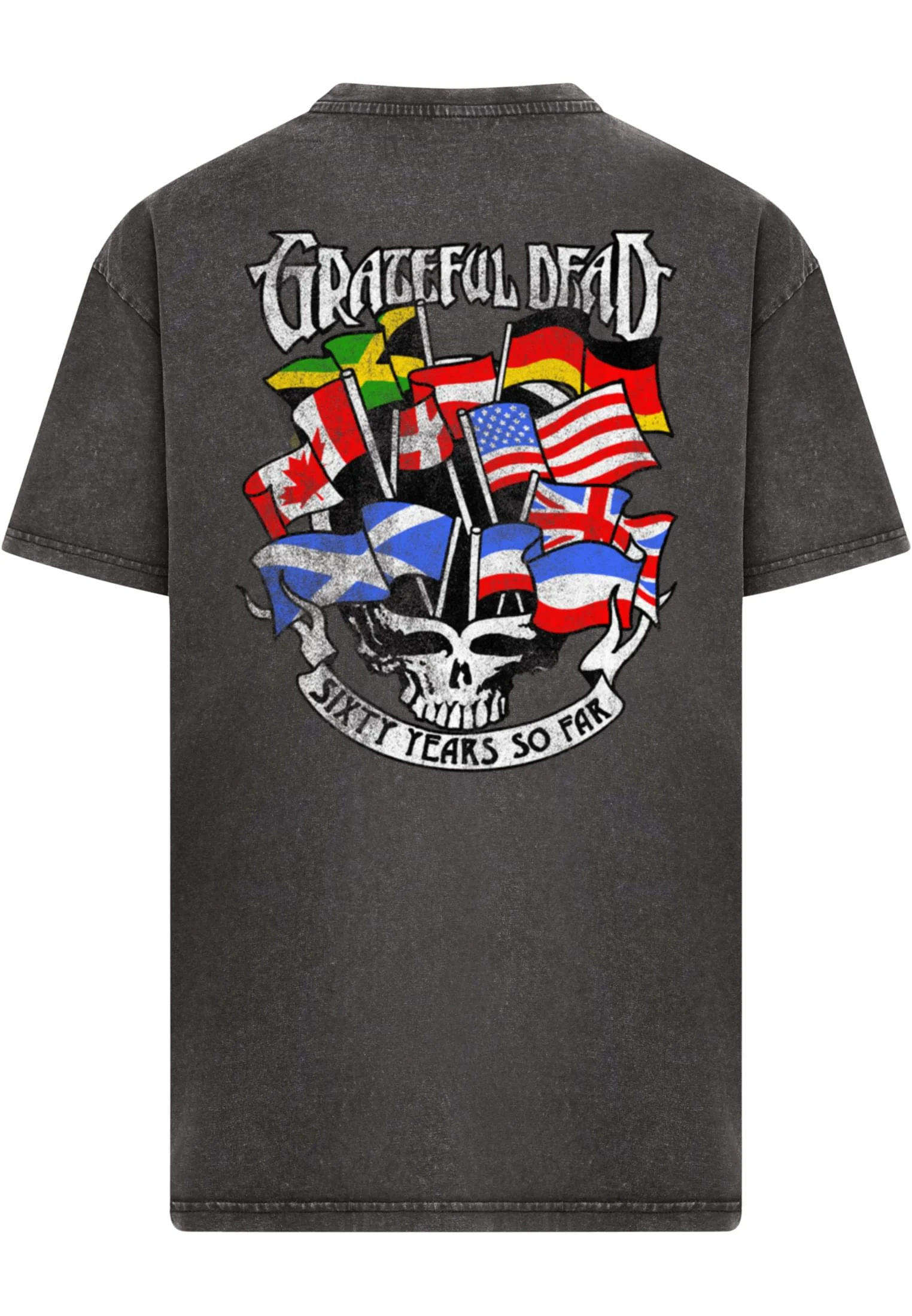 Grateful Dead Sixty Years so far Acid Wash Oversize Tee