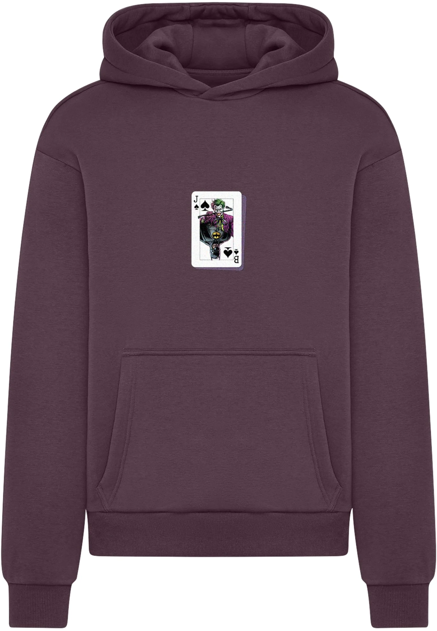 Batman the Joker Card Fluffy Hoodie
