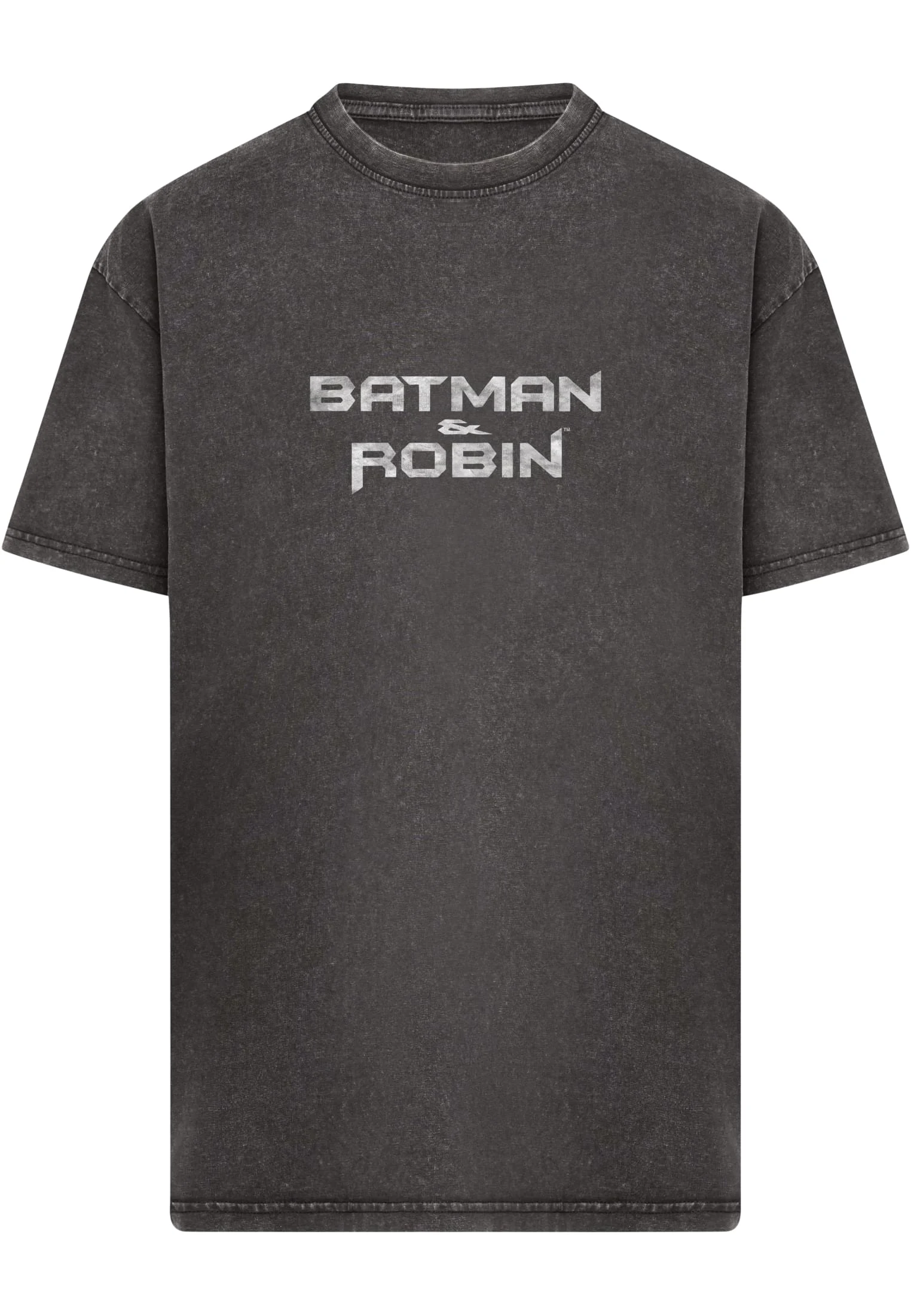 Batman & Robin Acid Wash Heavy Oversize Tee