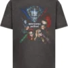 Batman & Robin Acid Wash Heavy Oversize Tee