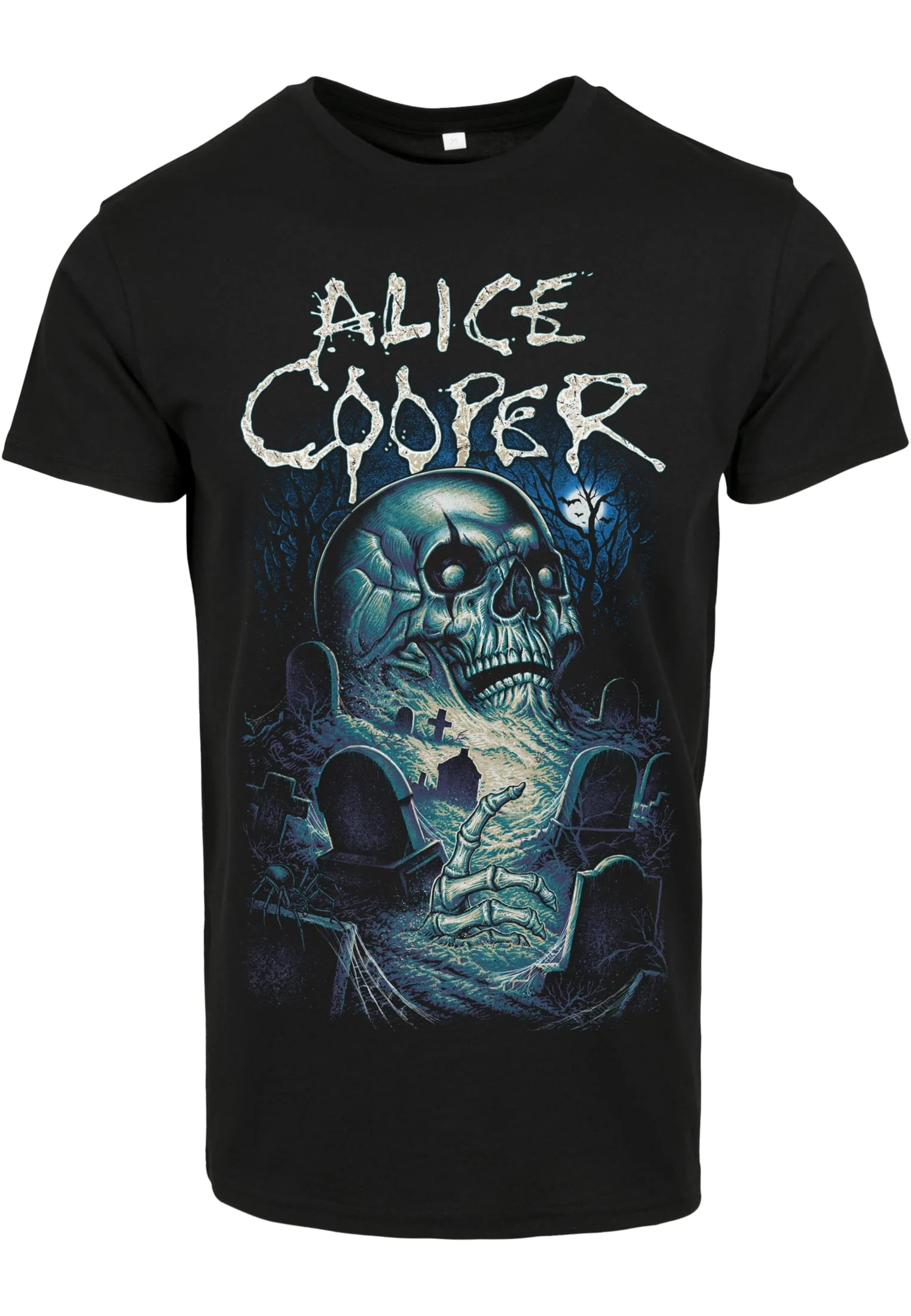 skwm-tb-MC770_P1-00007_c344b8e1-faac-4f83-9c24-5b9c5250ea19 Alice Cooper Graveyard Blue Tee