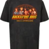 Backstreet Boys - Millenium Globe Acid Washed Heavy Oversize Tee