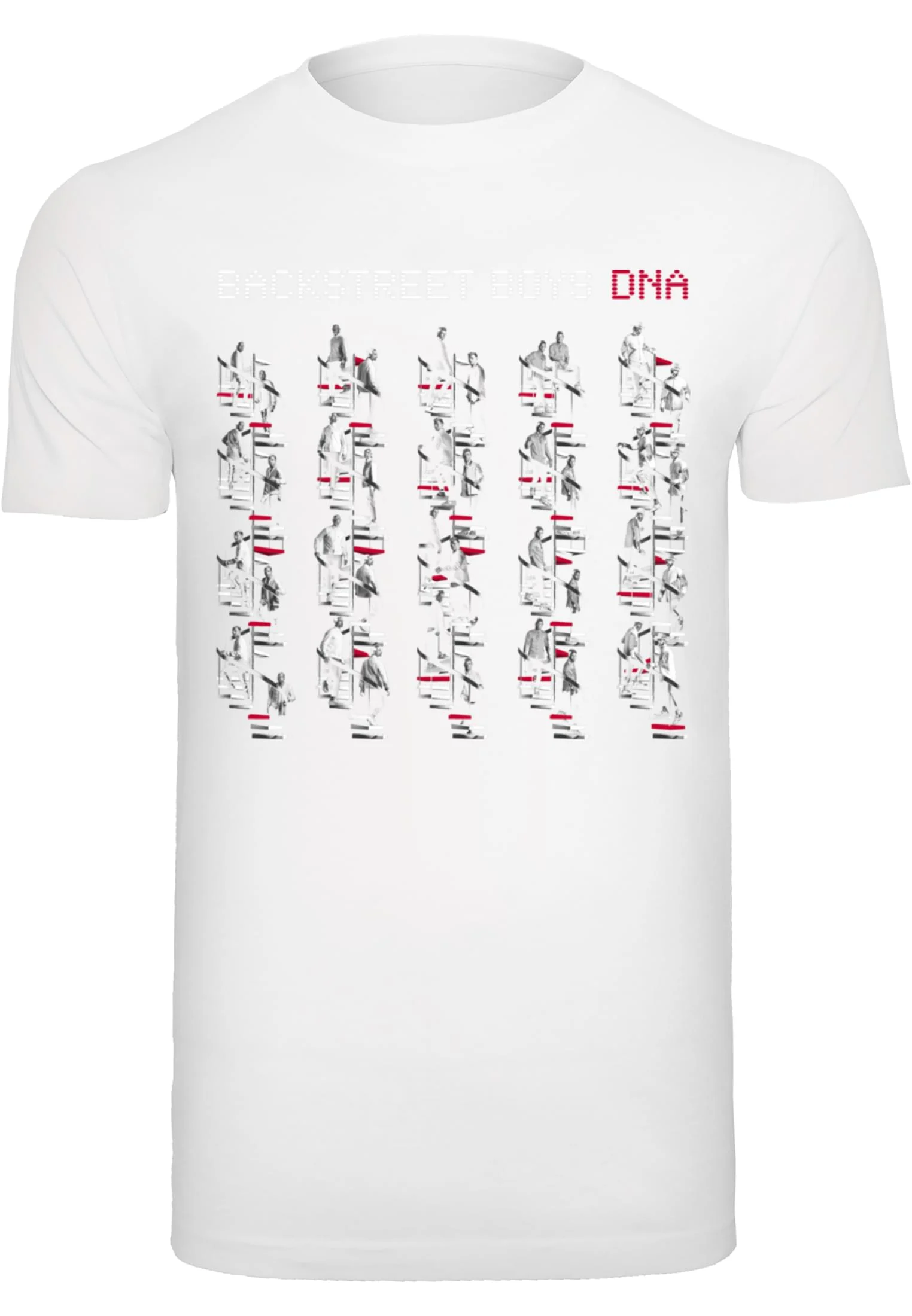 Backstreet Boys - DNA Album Red T-Shirt Round Neck