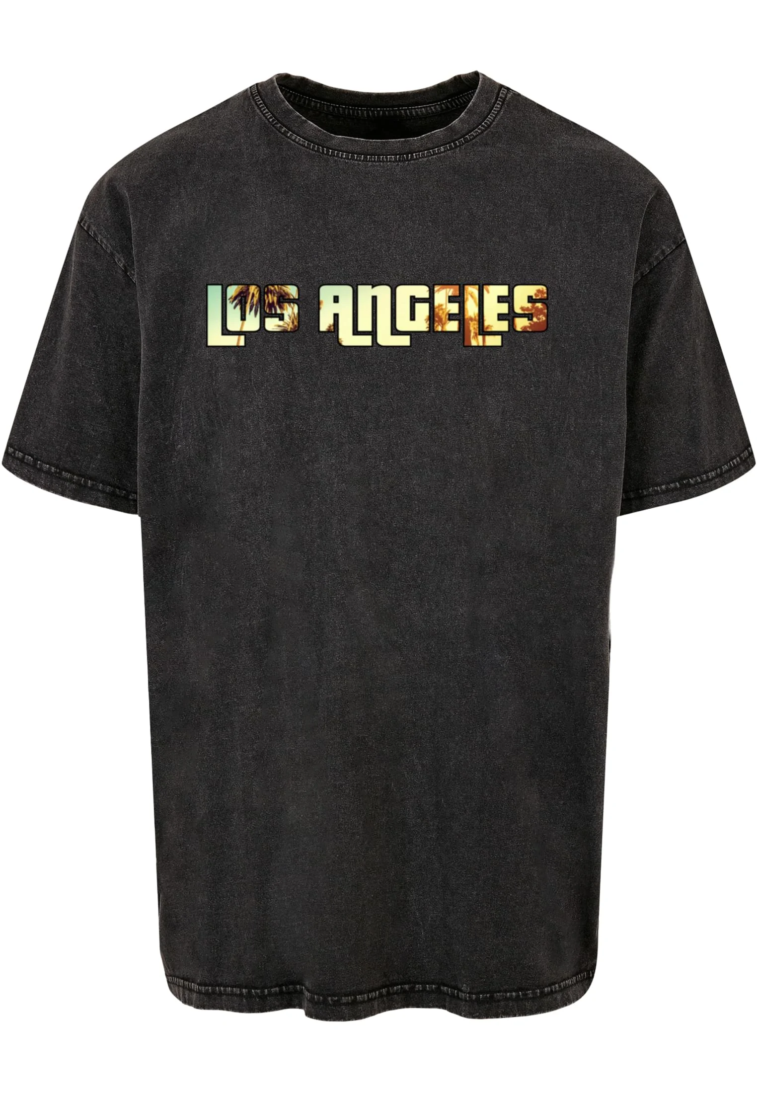 Grand Los Angeles Acid Washed Heavy Oversized Tee
