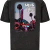 Grand Thug Life Acid Washed Heavy Oversize Tee