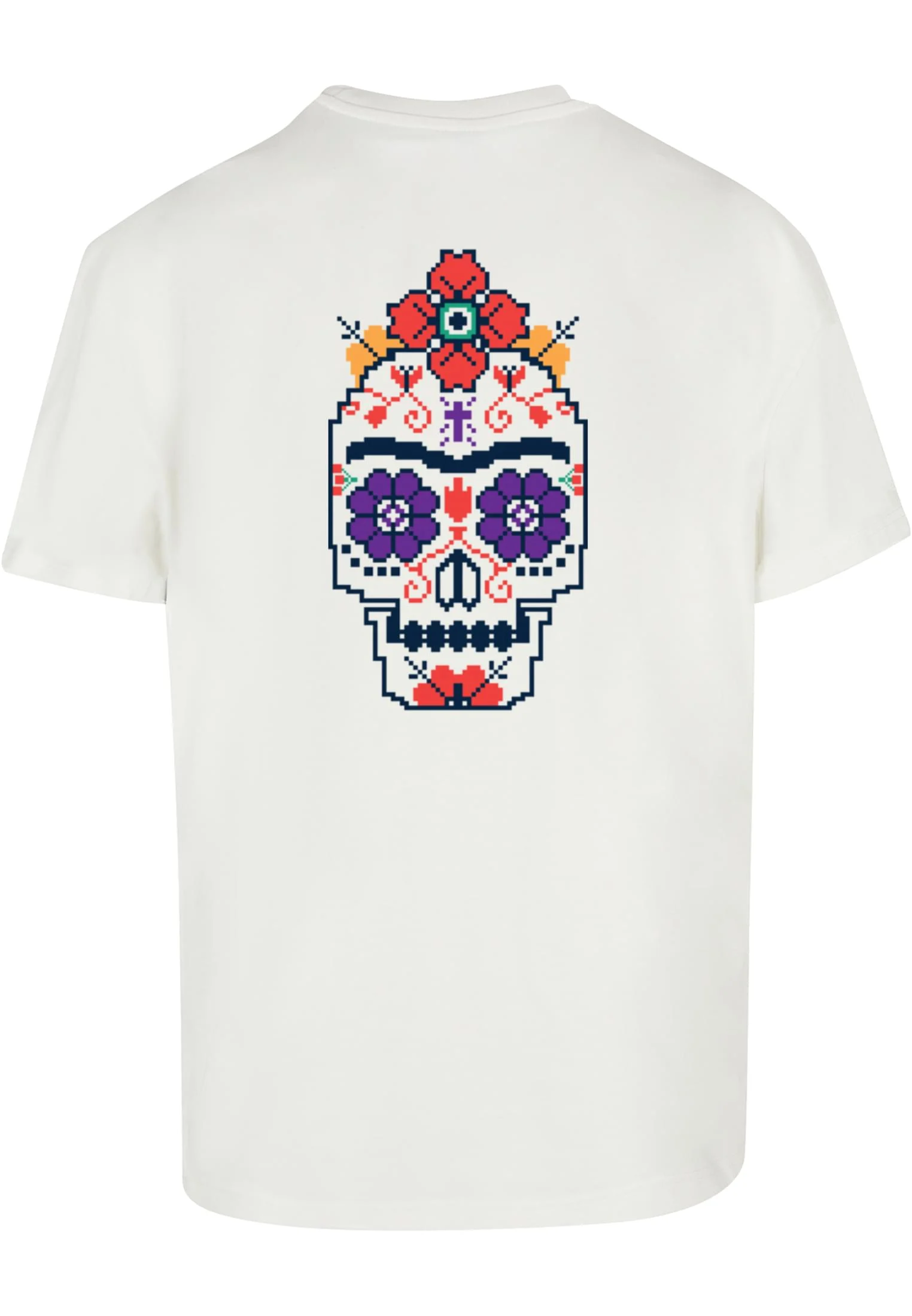 skwm-tb-MP5000029_P2-03232 Frida Kahlo - Pixels viva la vida Heavy Oversize Tee